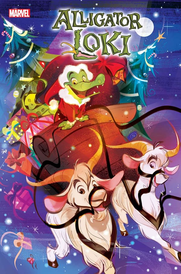 Cover image for ALLIGATOR LOKI HOLIDAY SPECIAL #1 NICOLETTA BALDARI VARIANT