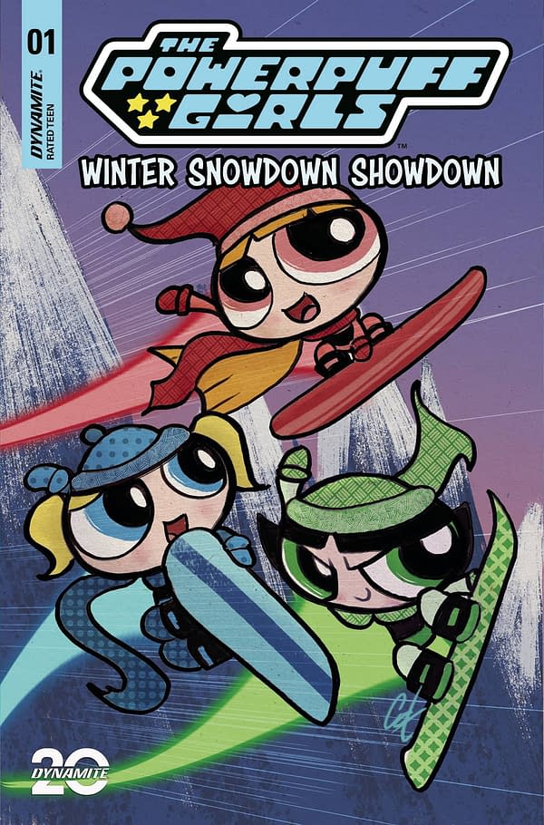 Cover image for POWERPUFF GIRLS WINTER SNOWDOWN SHOWDOWN #1 CVR B STAGGS