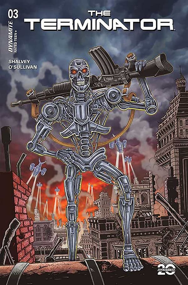 Cover image for TERMINATOR #3 CVR P FOC HAESER ORIGINAL