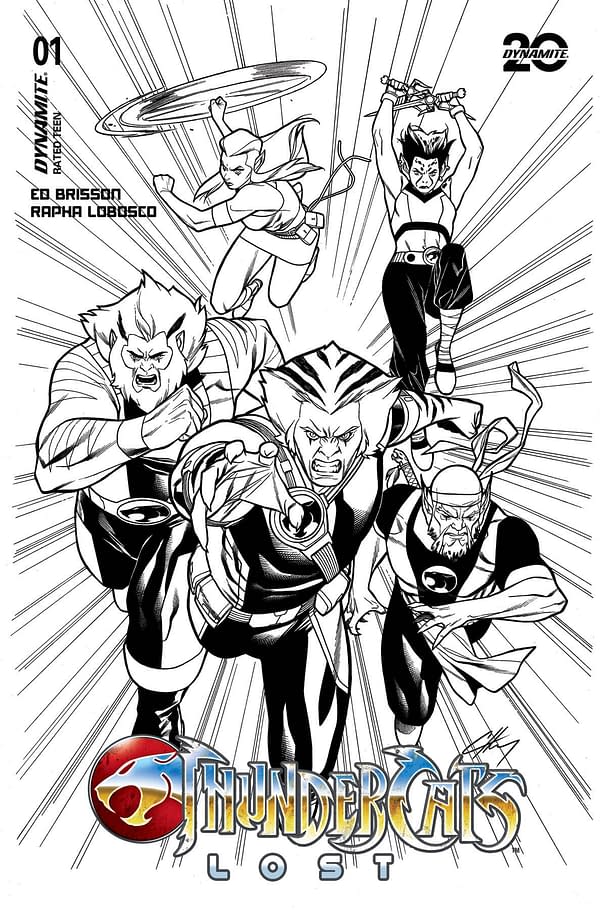 Cover image for THUNDERCATS LOST #1 CVR L 10 COPY INCV HENRY LINE ART