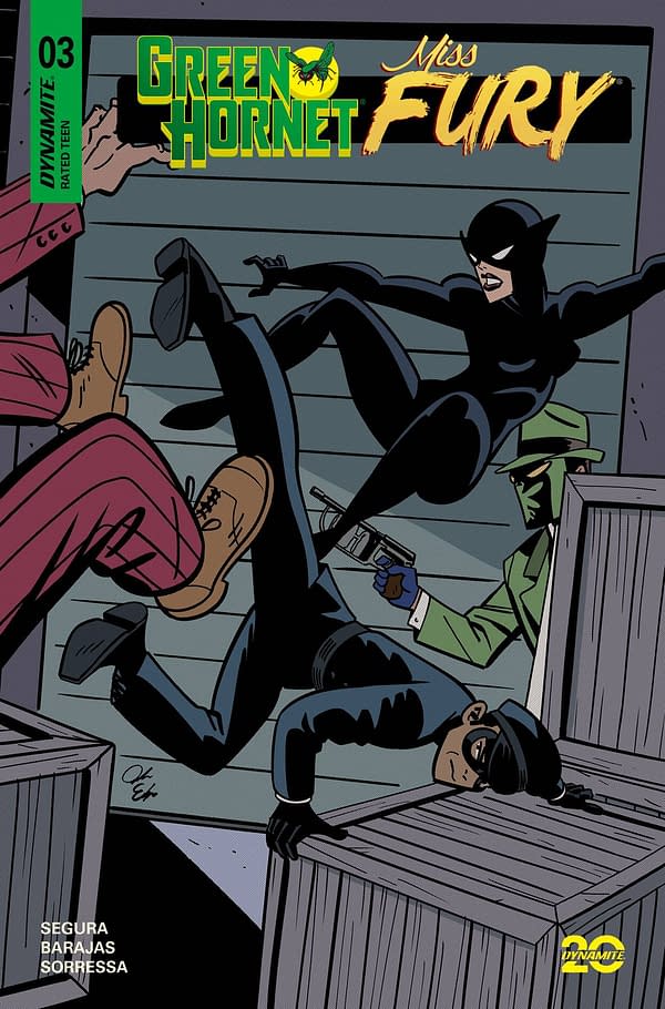 Cover image for GREEN HORNET MISS FURY #3 CVR D EDGAR