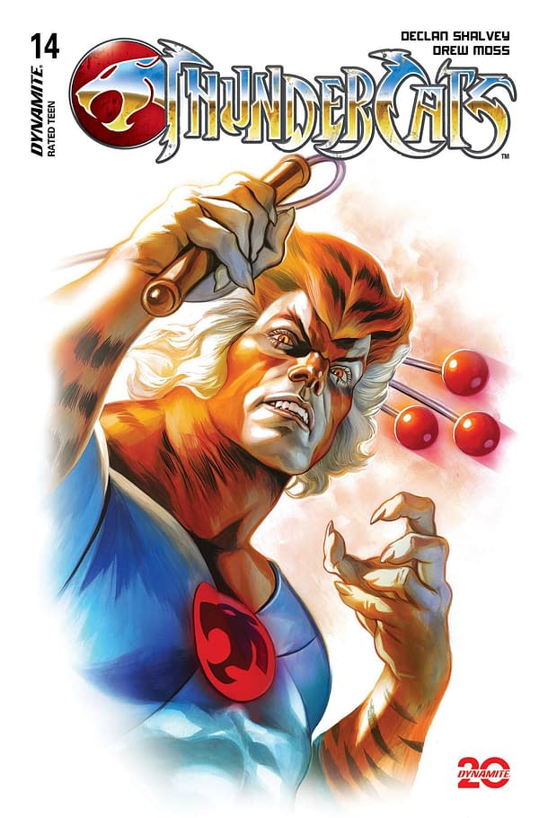 Cover image for THUNDERCATS #14 CVR D MASSAFERA