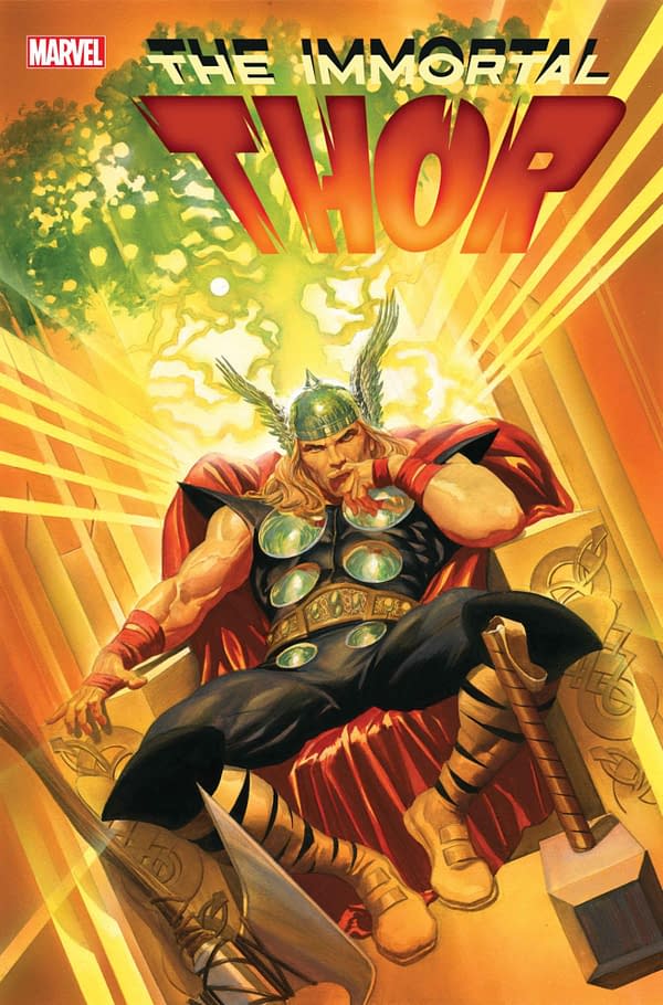 Cover image for IMMORTAL THOR #19 ALEX ROSS COVER