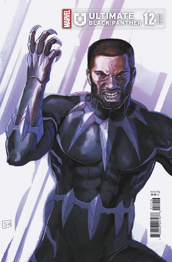 Cover image for ULTIMATE BLACK PANTHER #12 STEPHANIE HANS VARIANT