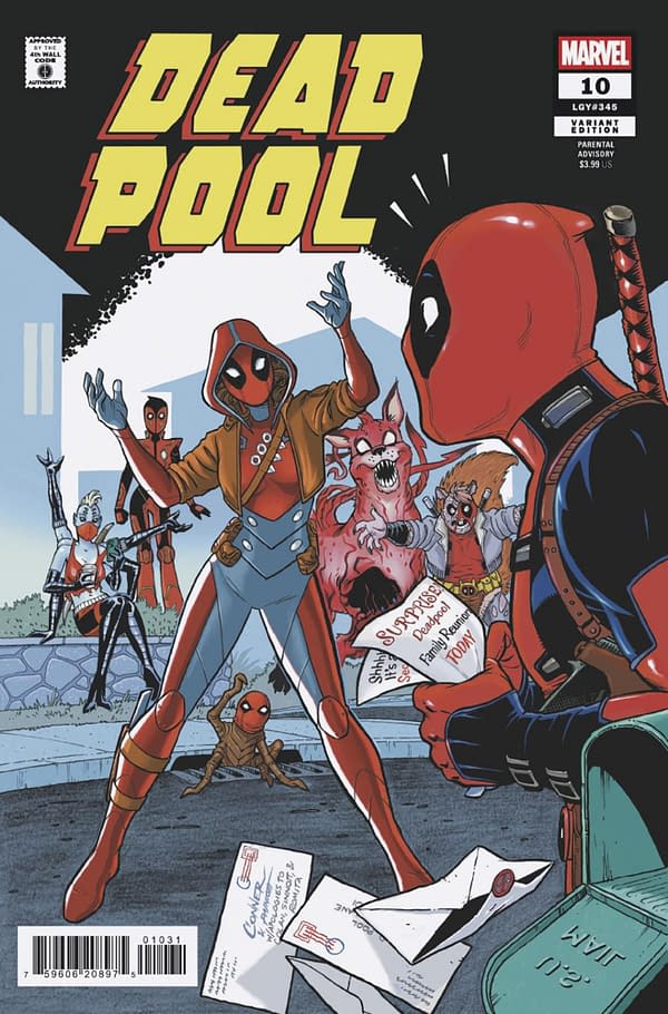 Cover image for DEADPOOL #10 AMANDA CONNER HOMAGE VARIANT