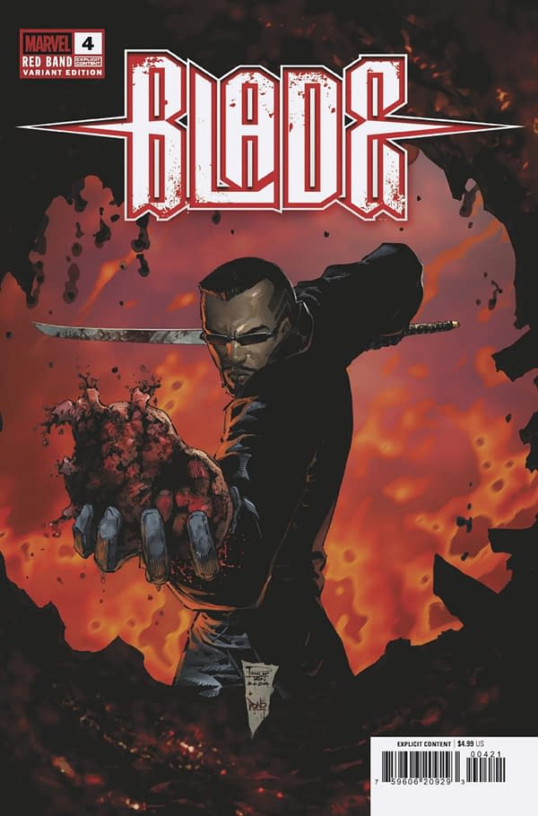 Cover image for BLADE: RED BAND #4 PHILIP TAN VARIANT [POLYBAGGED]