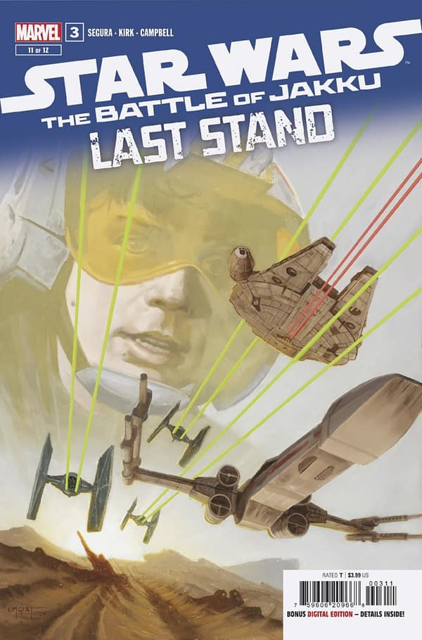 Cover image for STAR WARS: THE BATTLE OF JAKKU - LAST STAND #3 E.M. GIST COVER