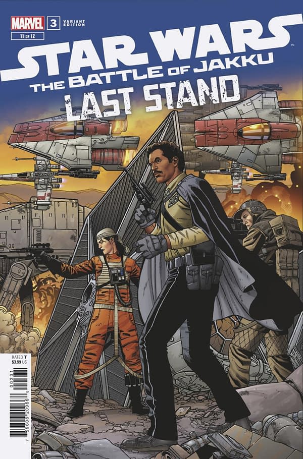 Cover image for STAR WARS: BATTLE OF JAKKU - LAST STAND #3 RAMON ROSANAS VARIANT