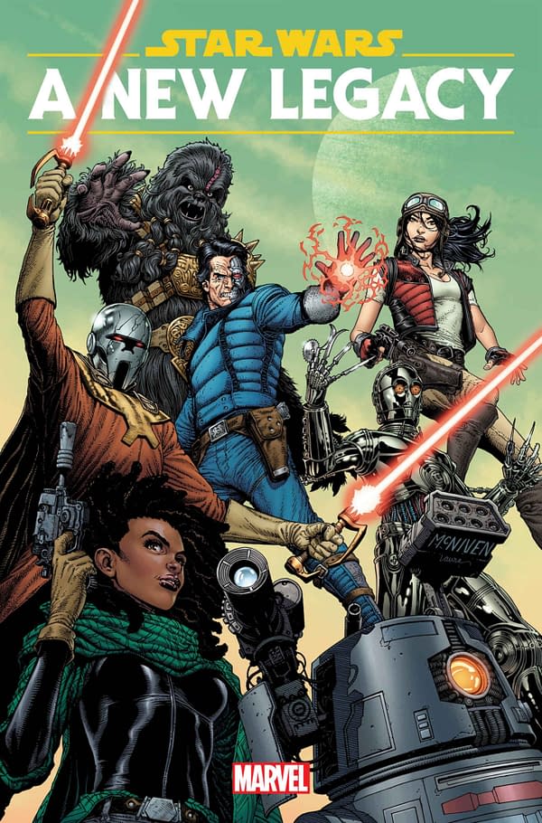 Cover image for STAR WARS: A NEW LEGACY #1 STEVE MCNIVEN COVER