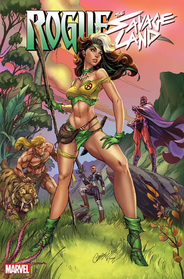 Cover image for ROGUE: THE SAVAGE LAND #1 J. SCOTT CAMPBELL ROGUE VARIANT