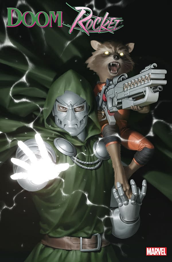 Cover image for DOCTOR DOOM & ROCKET RACCOON #1 JUNGGEUN YOON VARIANT