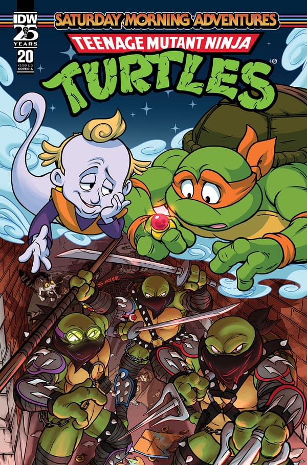 Cover image for TMNT: SATURDAY MORNING ADVENTURES CONTINUED #20 SARAH MYER COVER