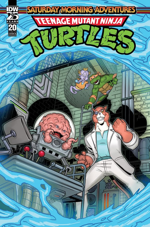 Cover image for Teenage Mutant Ninja Turtles: Saturday Morning Adventures #20 Variant B (Medel)