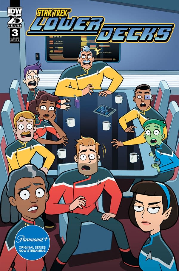 Cover image for STAR TREK: LOWER DECKS #3 JACK LAWRENCE COVER