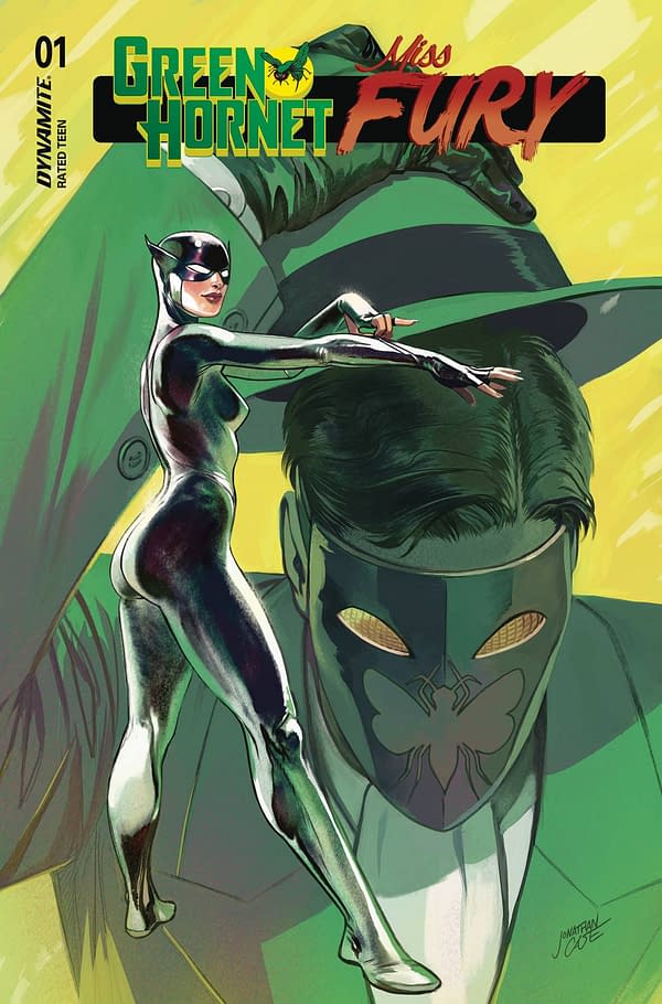 Cover image for GREEN HORNET MISS FURY #1 CVR C CASE