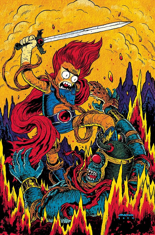 Cover image for THUNDERCATS #12 CVR J MANIX FOIL VIRGIN