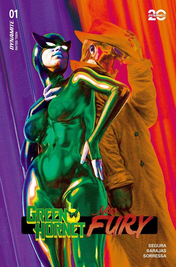 Cover image for GREEN HORNET MISS FURY #1 CVR Z FOC SPEARS ULTRAVIOLET