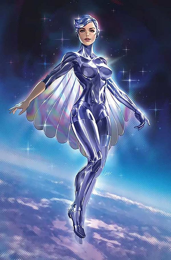 Cover image for SILVERHAWKS #1 CVR ZM FOC BONUS LEIRIX LI VIRGIN FOIL