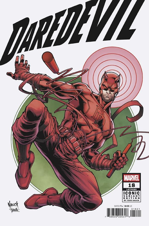 Cover image for DAREDEVIL #18 TODD NAUCK ICONIC VARIANT