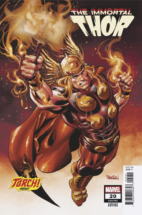 Cover image for IMMORTAL THOR #20 DAN PANOSIAN TORCH! VARIANT