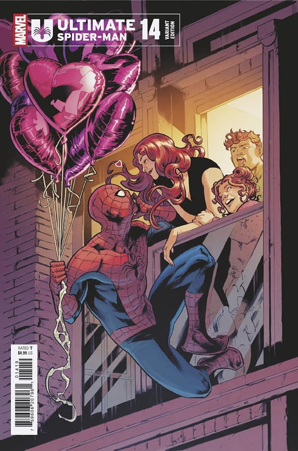 Cover image for ULTIMATE SPIDER-MAN #14 CARMEN CARNERO VARIANT