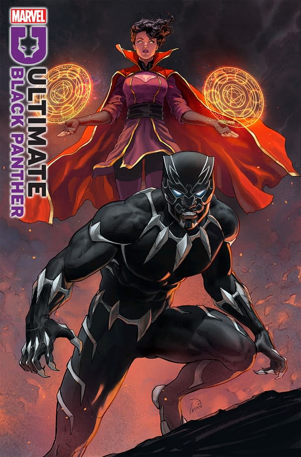 Cover image for ULTIMATE BLACK PANTHER #13 IVAN TALAVERA VARIANT