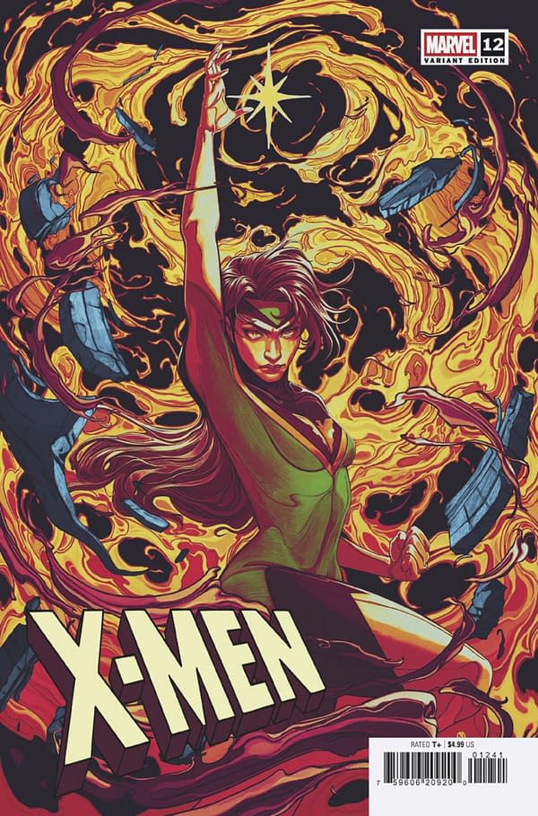 Cover image for X-MEN #12 NIMIT MALAVIA PHOENIX VARIANT