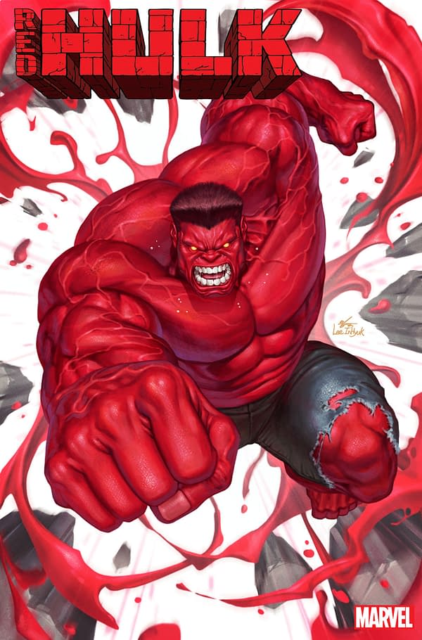 Cover image for RED HULK #1 INHYUK LEE VARIANT [DOOM]