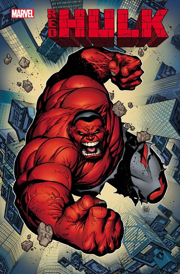 Cover image for RED HULK #1 ADAM KUBERT FOIL VARIANT [DOOM]