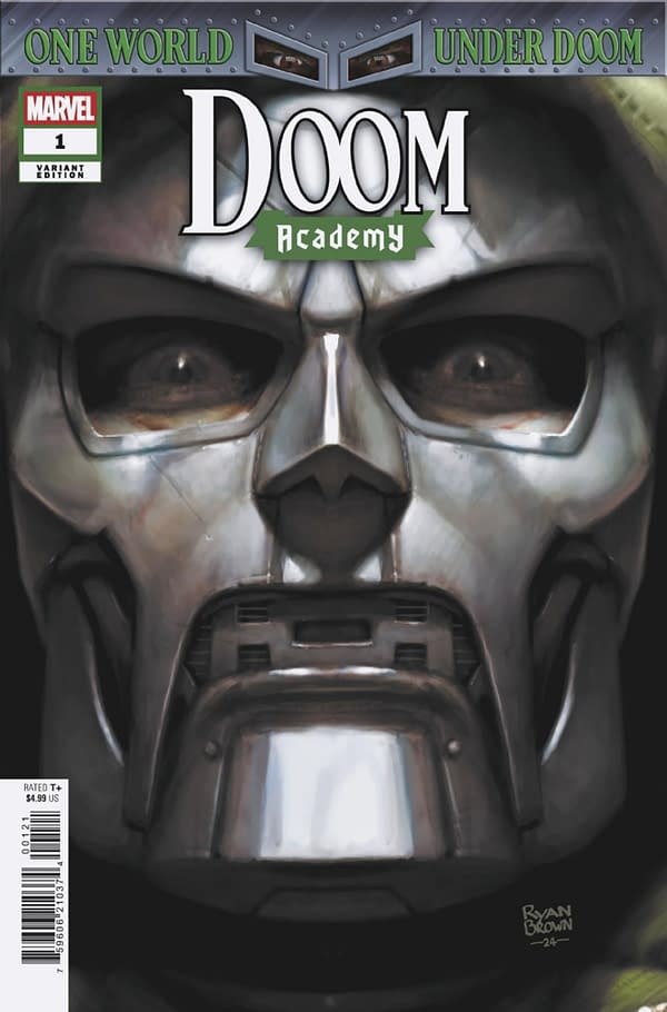 Cover image for DOOM ACADEMY #1 RYAN BROWN VARIANT [DOOM]