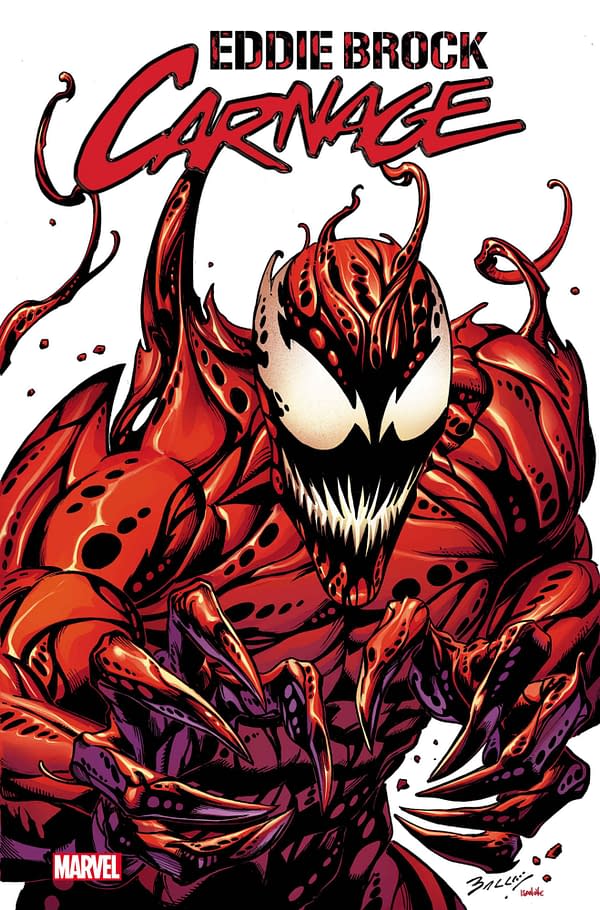 Cover image for EDDIE BROCK: CARNAGE #1 MARK BAGLEY FOIL VARIANT