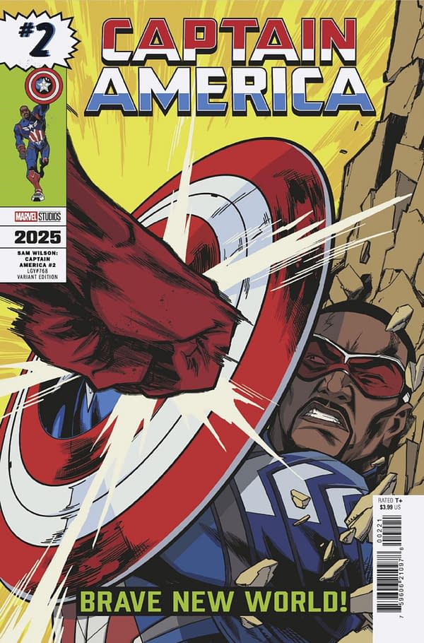 Cover image for SAM WILSON, CAPTAIN AMERICA #2 KHARY RANDOLPH MARVEL STUDIOS VARIANT