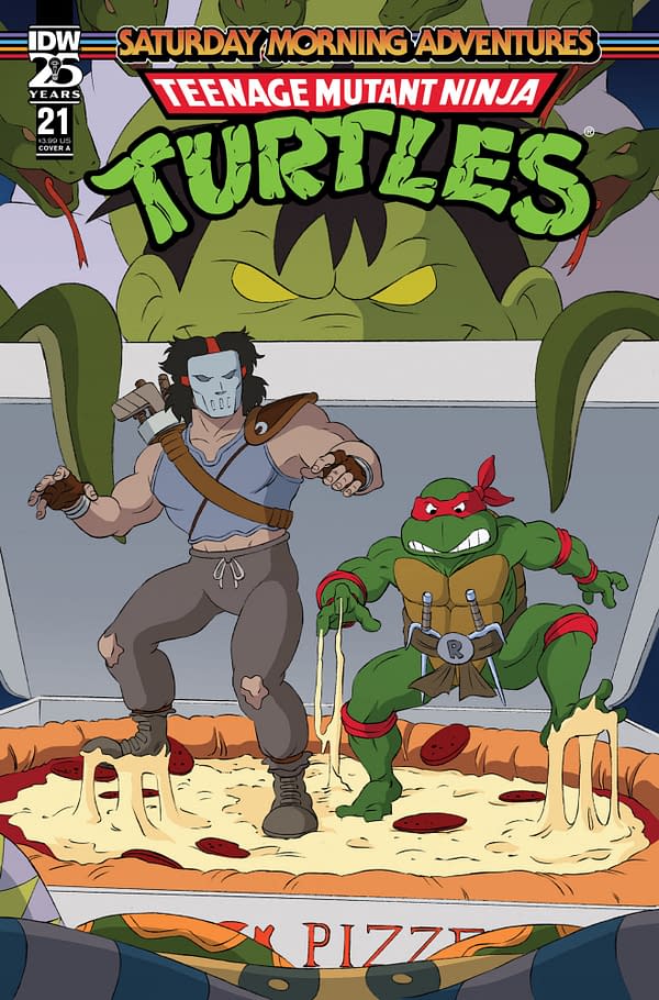 Cover image for TMNT: SATURDAY MORNING ADVENTURES CONTINUED #21 DAN SCHOENING COVER