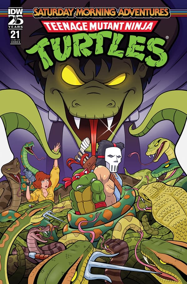 Cover image for Teenage Mutant Ninja Turtles: Saturday Morning Adventures #21 Variant B (Pearce)