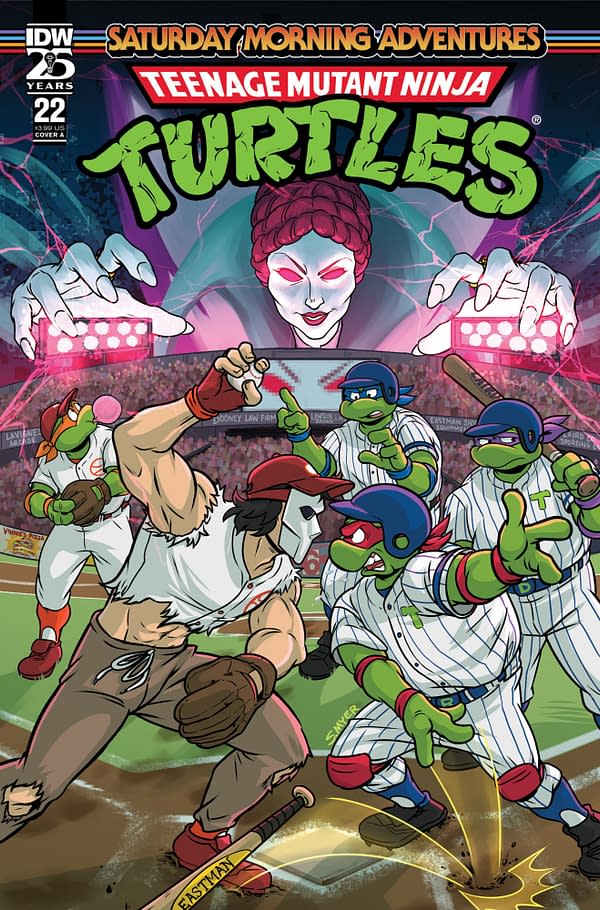 Cover image for TMNT: SATURDAY MORNING ADVENTURES 2 #22 SARAH MYER COVER