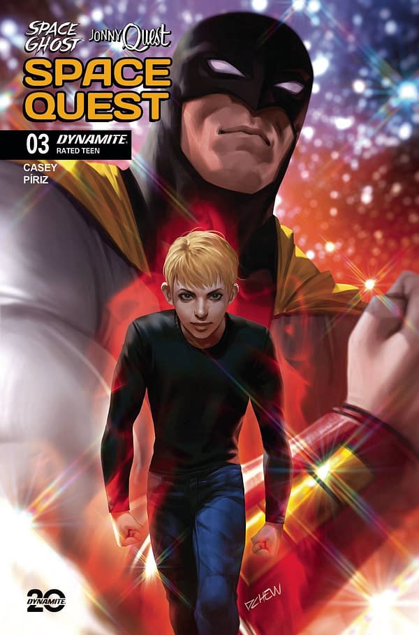 Cover image for SPACE GHOST JONNY QUEST SPACE QUEST #3 CVR C CHEW