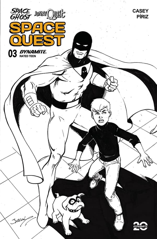 Cover image for SPACE GHOST JONNY QUEST SPACE QUEST #3 CVR L 15 COPY INCV BA