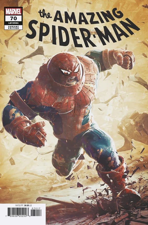 Cover image for AMAZING SPIDER-MAN #70 BJORN BARENDS VARIANT [DOOM]