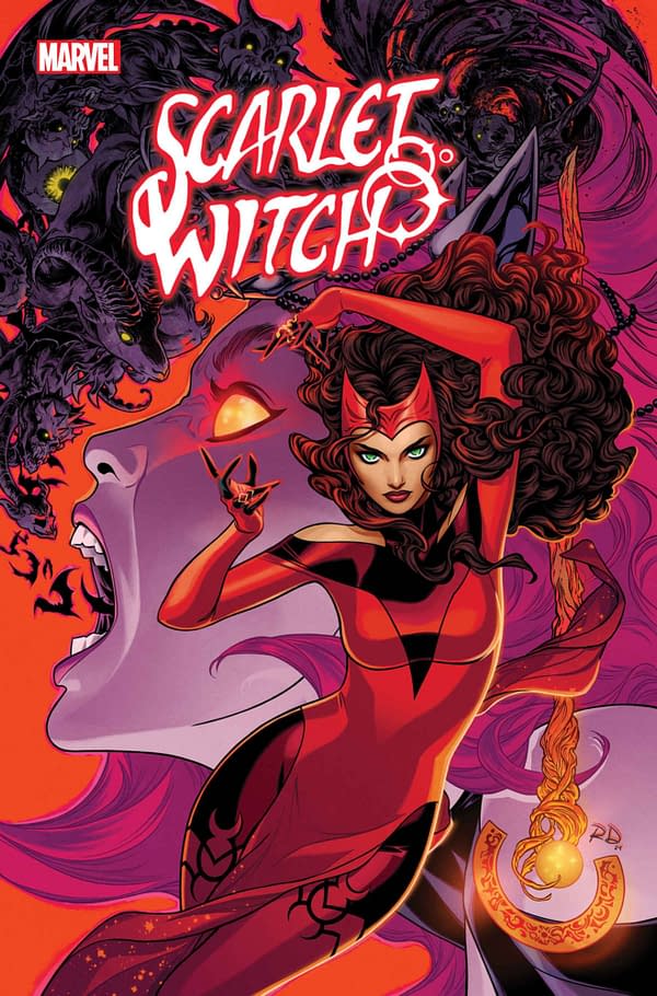 Cover image for SCARLET WITCH #10 RUSSELL DAUTERMAN COVER