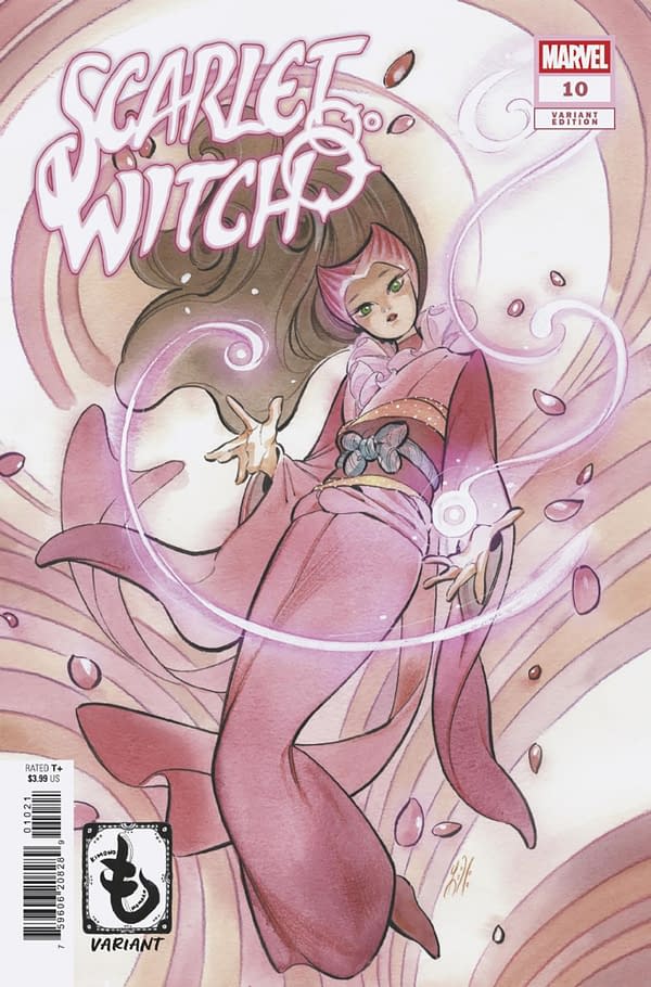 Cover image for SCARLET WITCH #10 PEACH MOMOKO KIMONO VARIANT