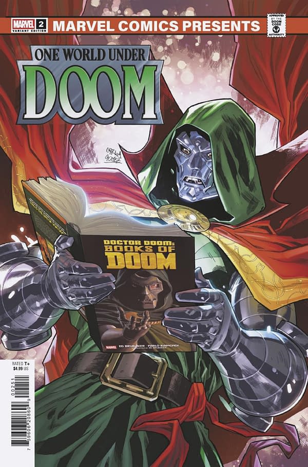 Cover image for ONE WORLD UNDER DOOM #2 CARLOS GOMEZ MARVEL COMICS PRESENTS VARIANT