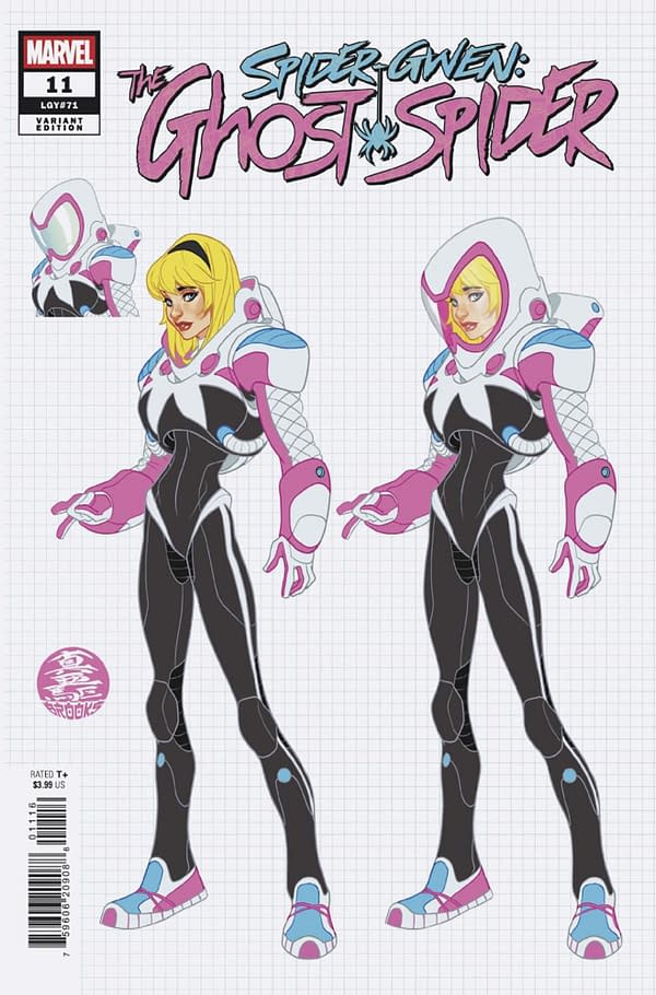 Cover image for SPIDER-GWEN: THE GHOST-SPIDER #11 MARK BROOKS DESIGN VARIANT