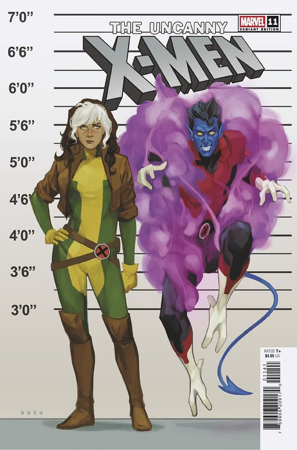 Cover image for UNCANNY X-MEN #11 PHIL NOTO CONNECTING X-MANHUNT VARIANT [XMH]