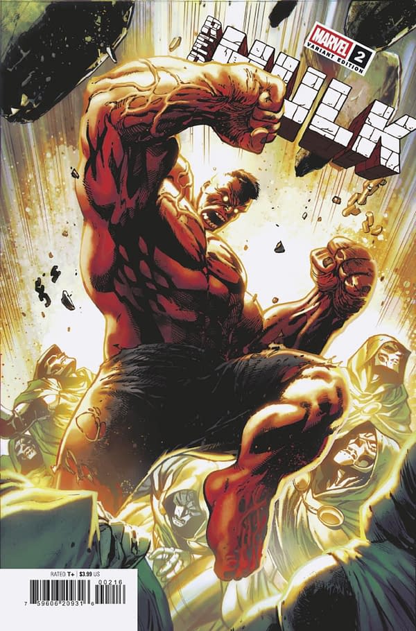 Cover image for RED HULK #2 TONY DANIEL VARIANT [DOOM]