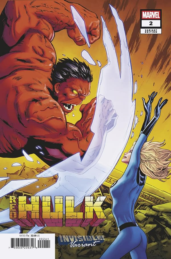 Cover image for RED HULK #2 GREG LAND INVISIBLE! VARIANT [DOOM]