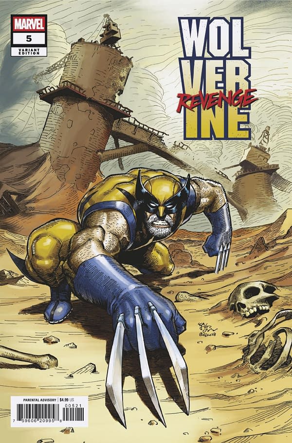 Cover image for WOLVERINE: REVENGE #5 E.J. SU VARIANT