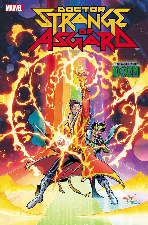 Cover image for DOCTOR STRANGE OF ASGARD #1 DAVID MARQUEZ VARIANT [DOOM]