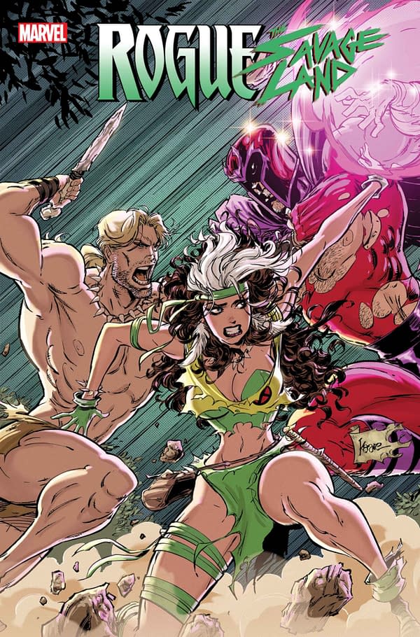 Cover image for ROGUE THE SAVAGE LAND #3 KAARE ANDREWS COVER