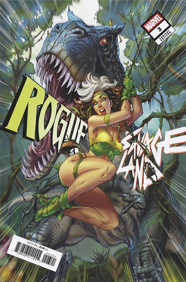 Cover image for ROGUE: THE SAVAGE LAND #3 J. SCOTT CAMPBELL VARIANT