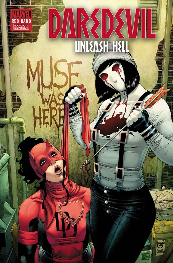 Cover image for DAREDEVIL: UNLEASH HELL RED BAND #3 PAULO SIQUEIRA COVER